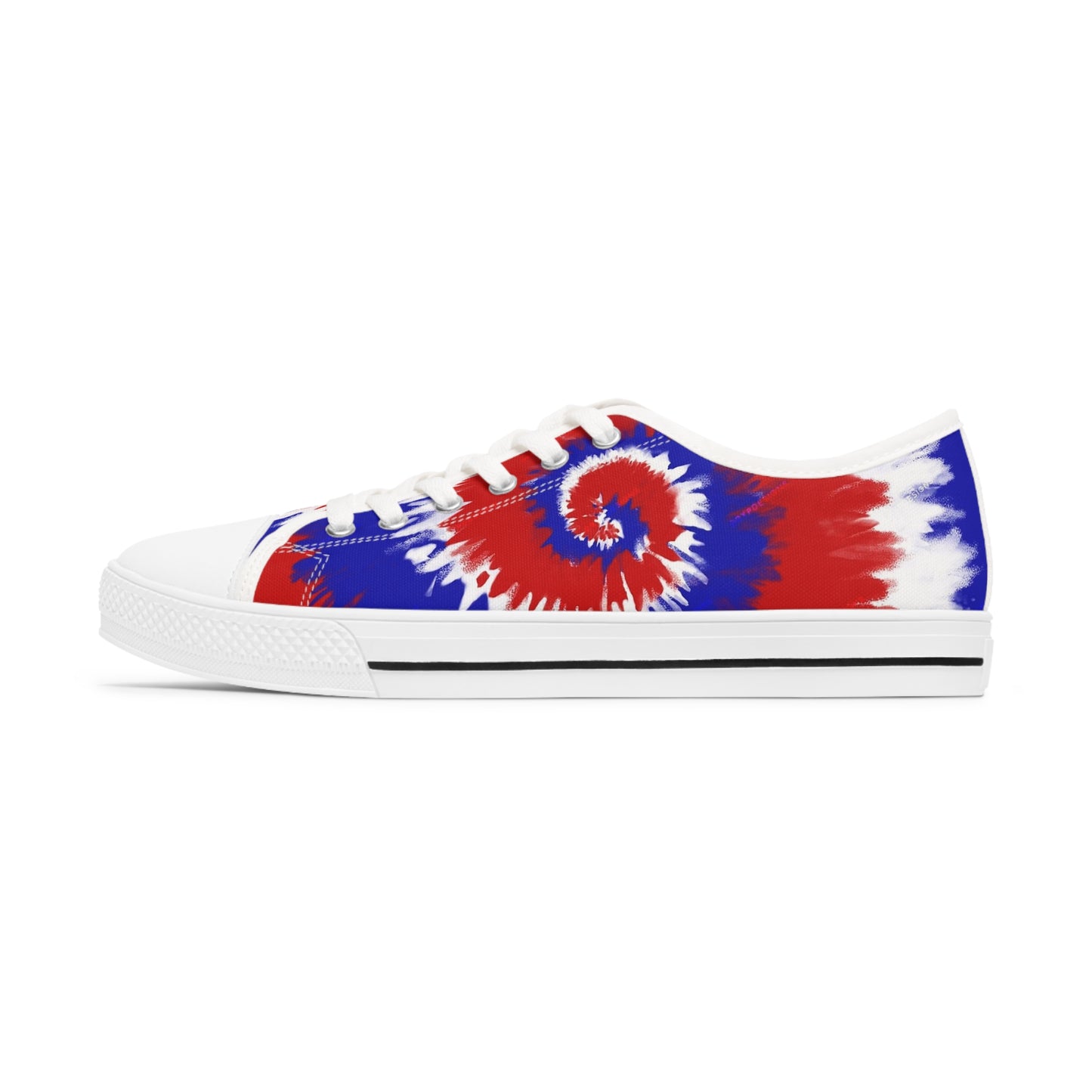 RED WHITE BLUE Women's Low Top Sneakers