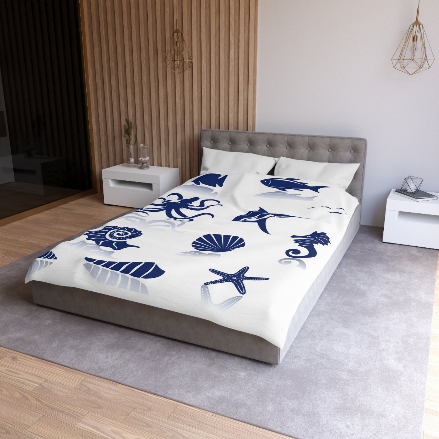 Nautical Microfiber Duvet Cover