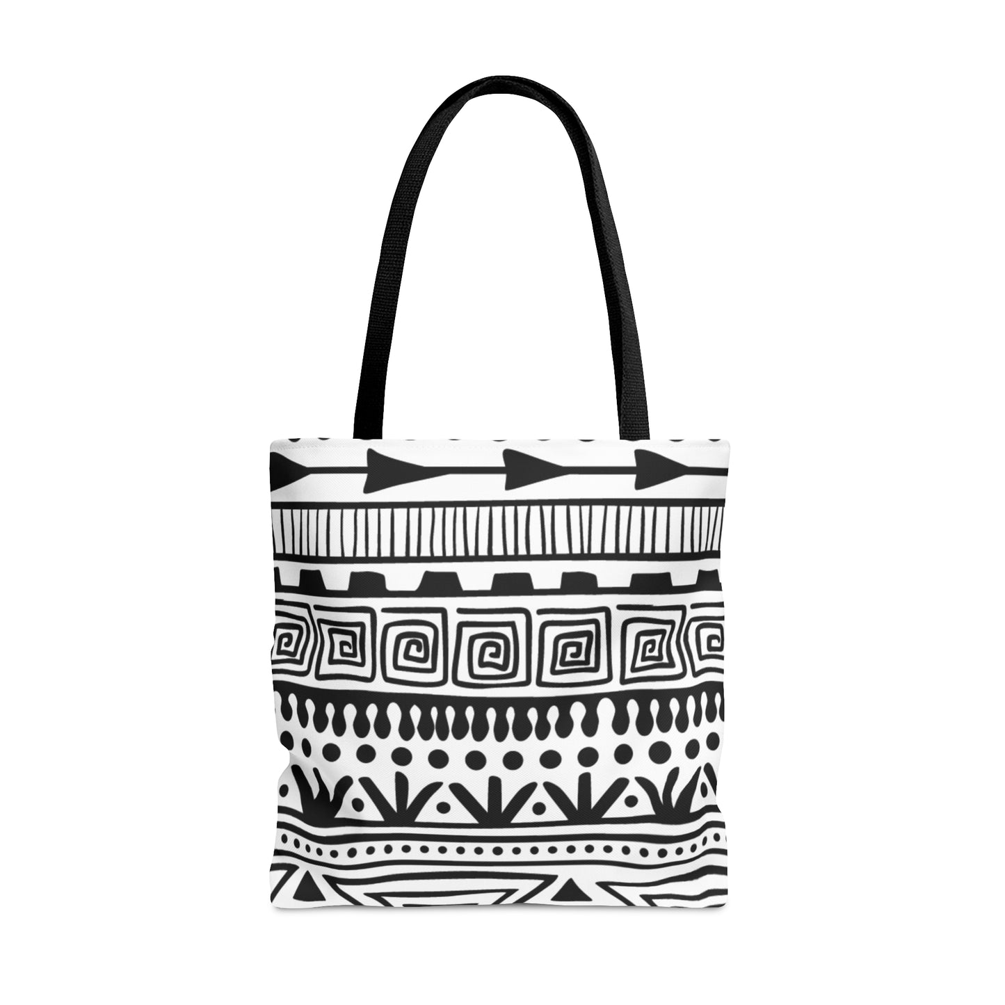 Black and white African Tote Bag