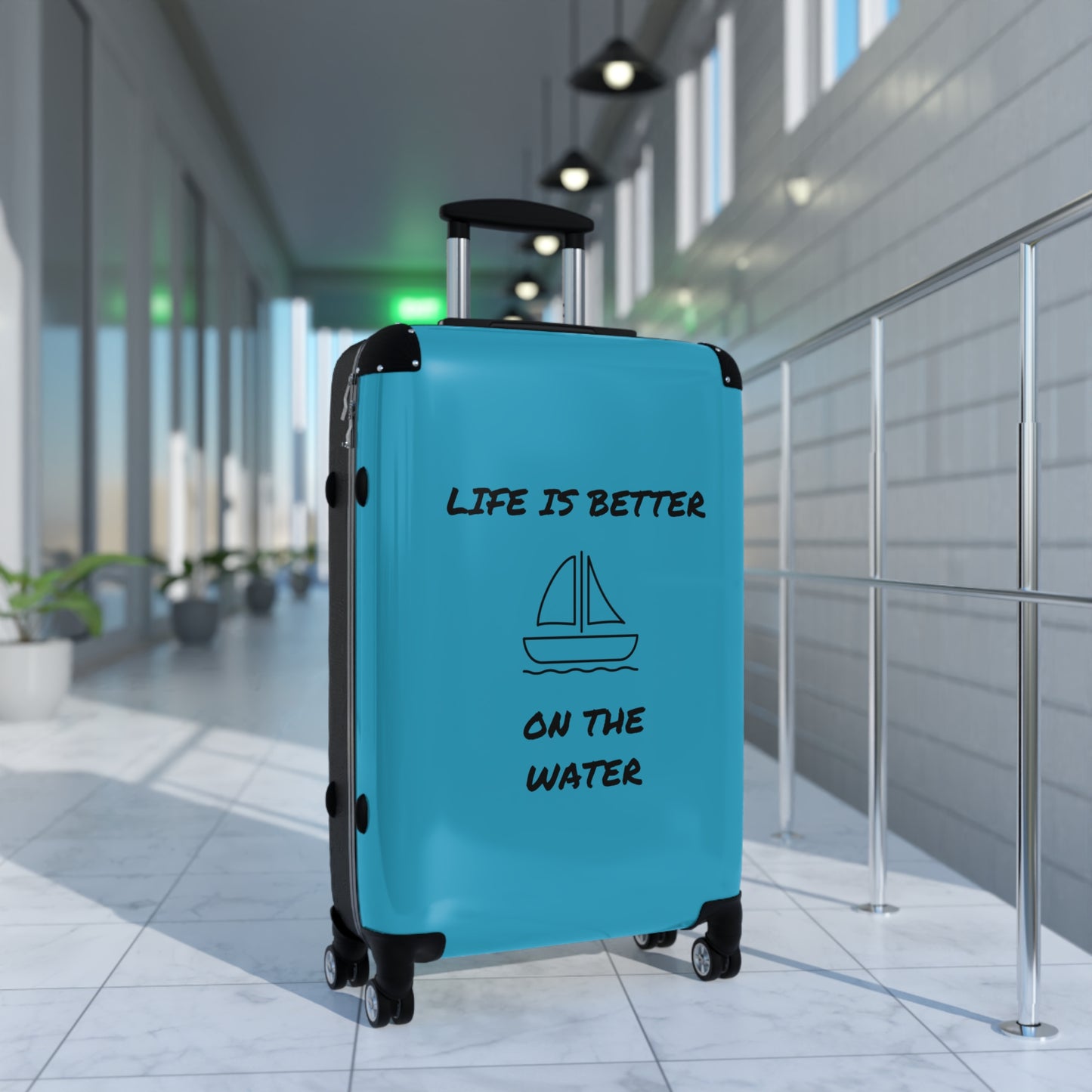 LIFE IS BETTER ON THE WATER Suitcase