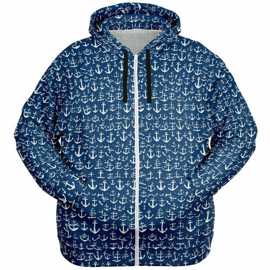 ANCHOR Fashion Plus-size Ziphoodie