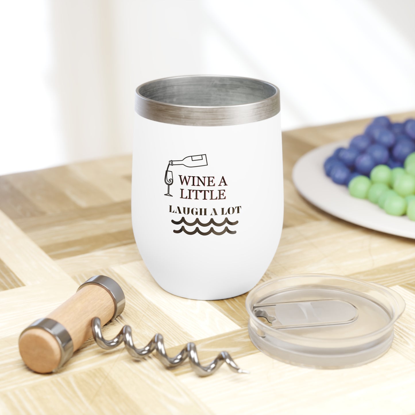 LAUGH A LOT Chill Wine Tumbler