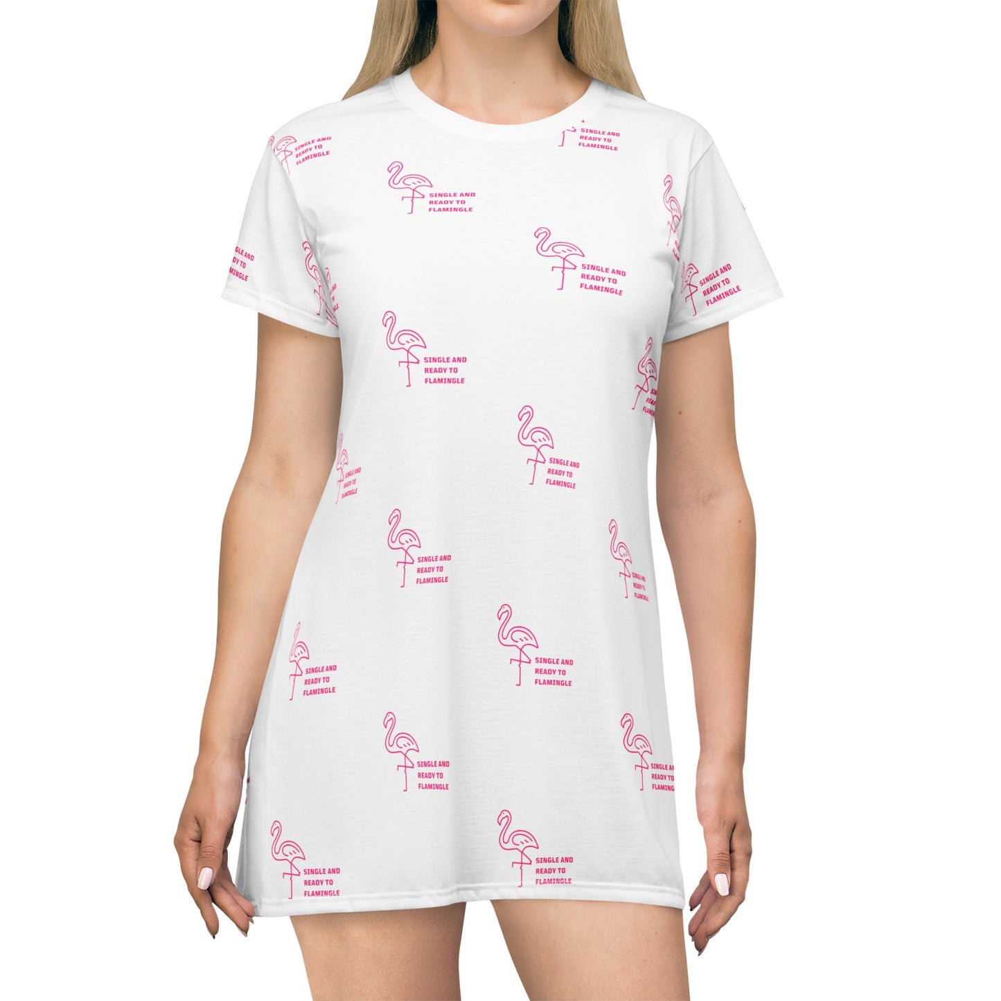 Flamingo T-Shirt Dress