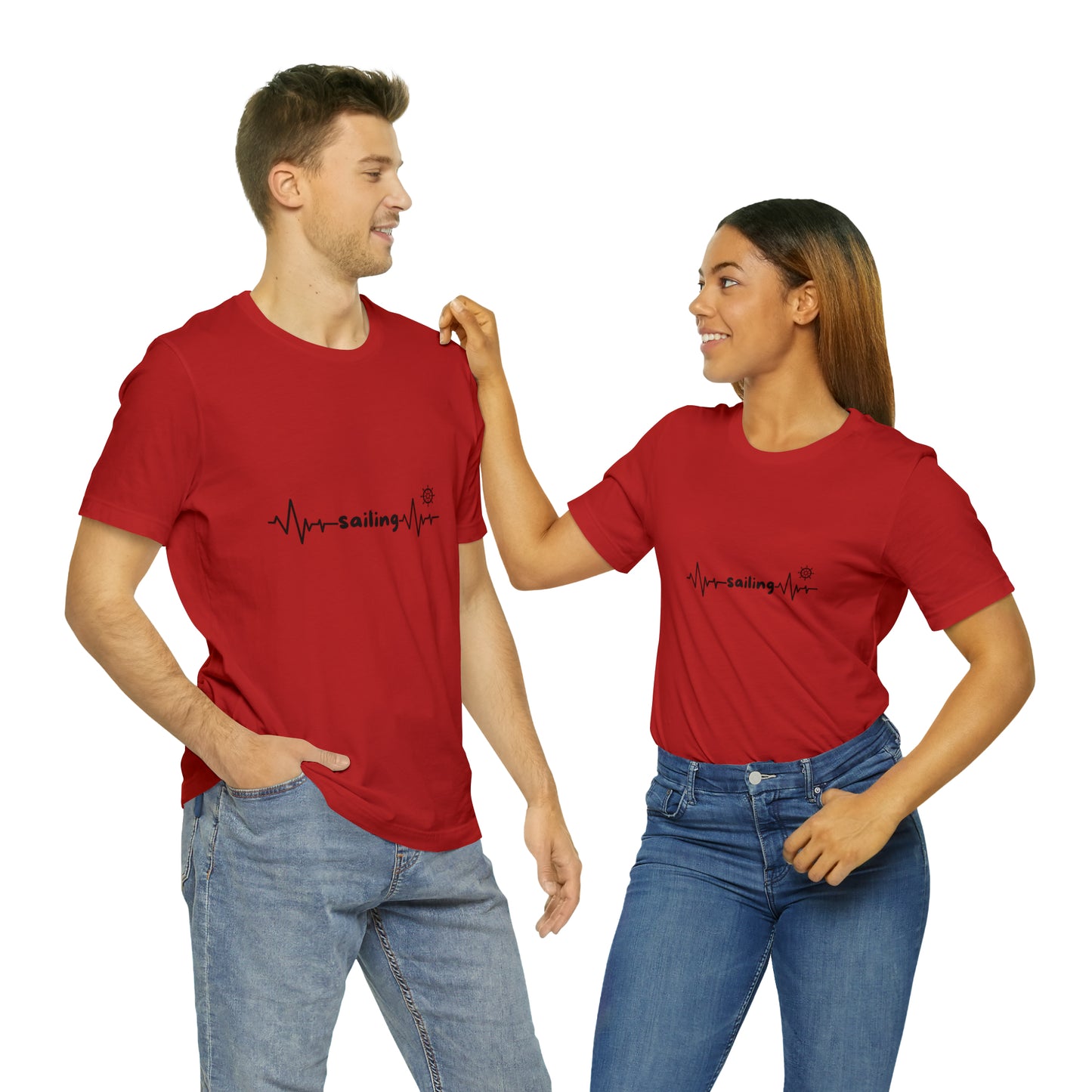 HEARTBEAT Unisex Jersey Short Sleeve Tee