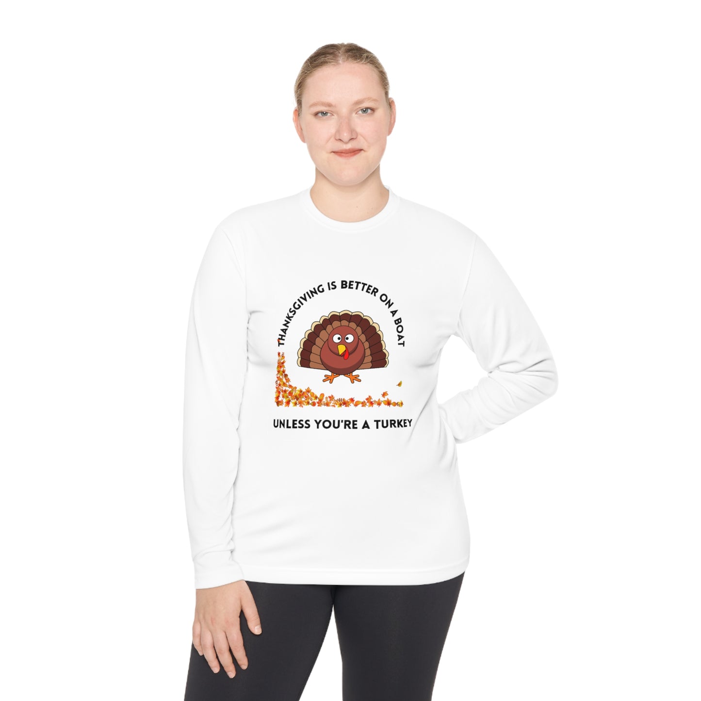 Thanksgiving Unisex Lightweight Long Sleeve Tee