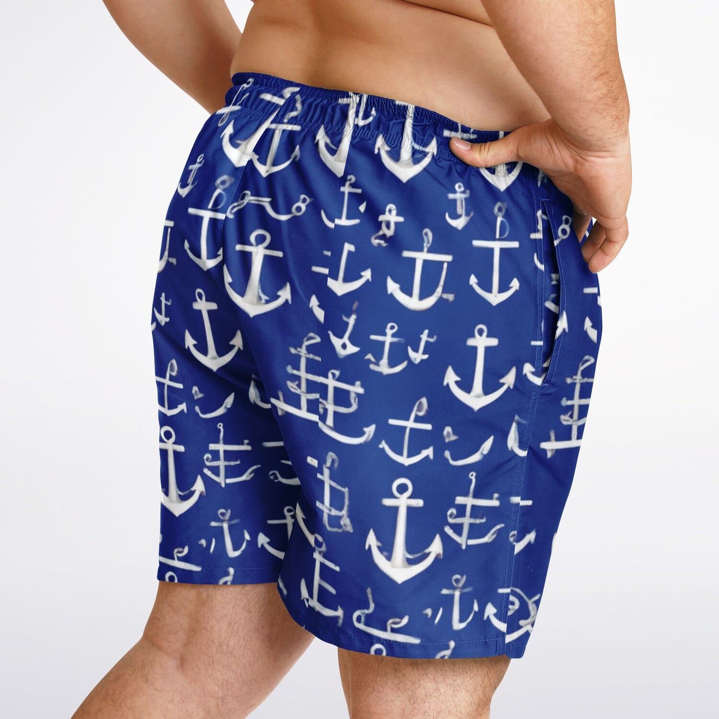 ANCHOR  Plus-size Swim Trunks