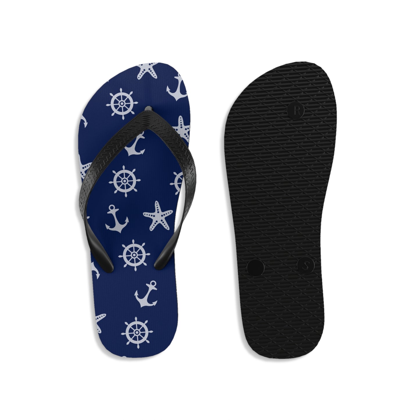 Unisex Anchor designed Flip-Flops