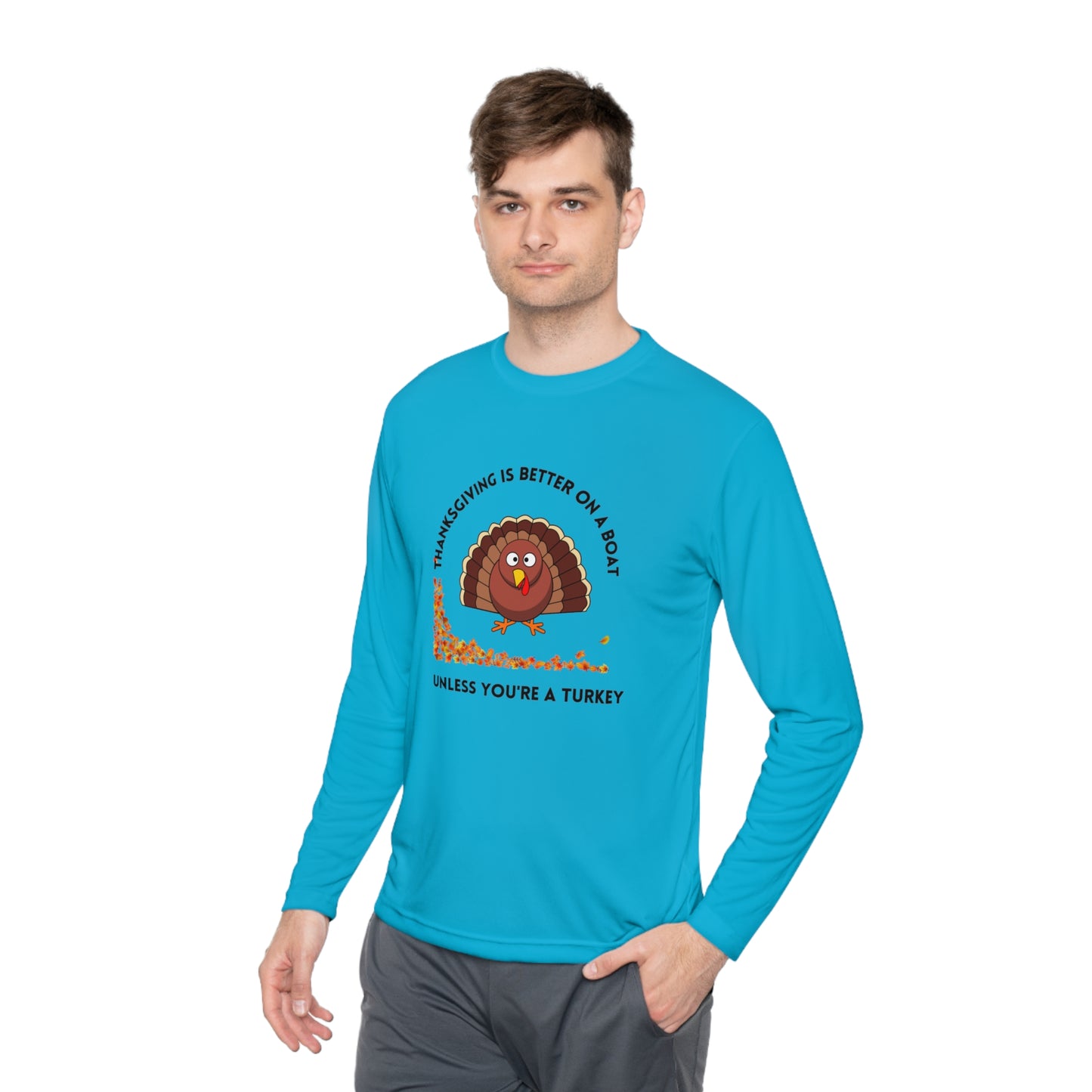 Thanksgiving Unisex Lightweight Long Sleeve Tee