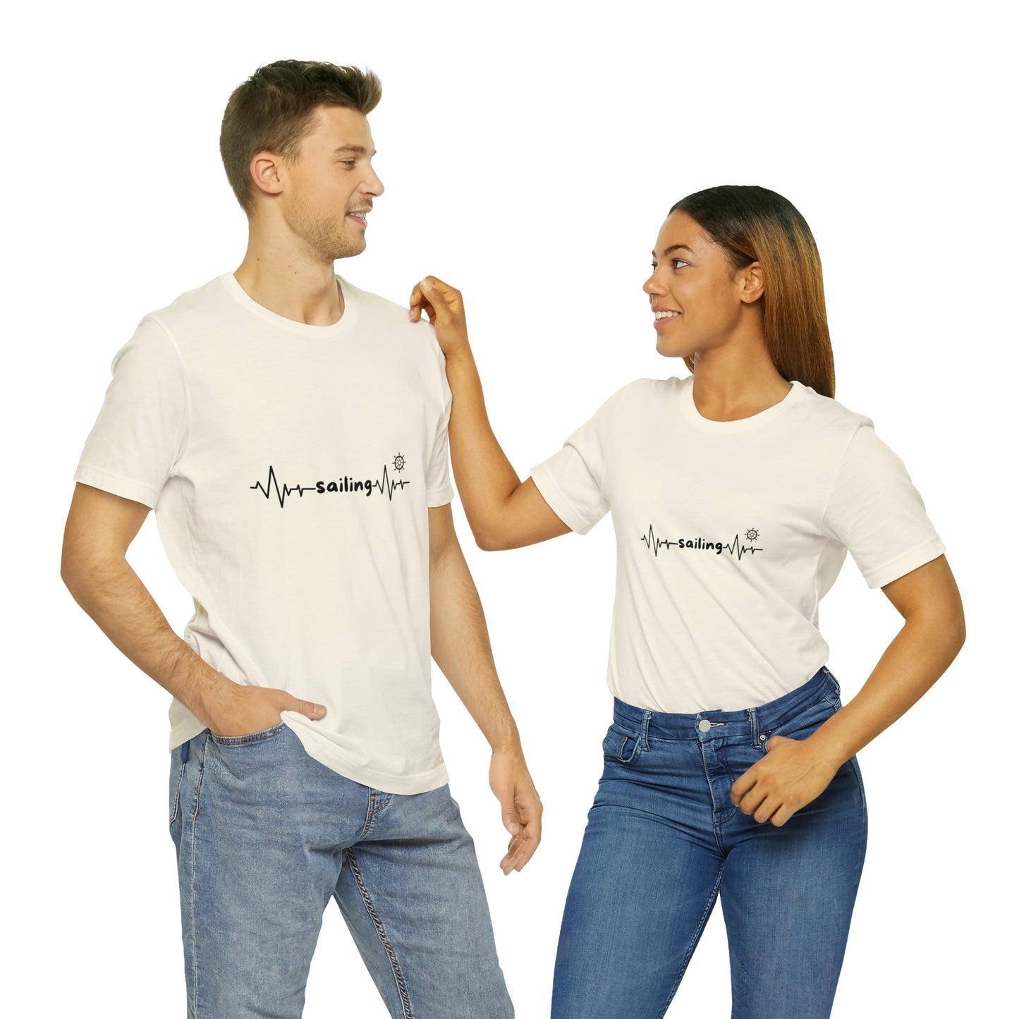 HEARTBEAT Unisex Jersey Short Sleeve Tee