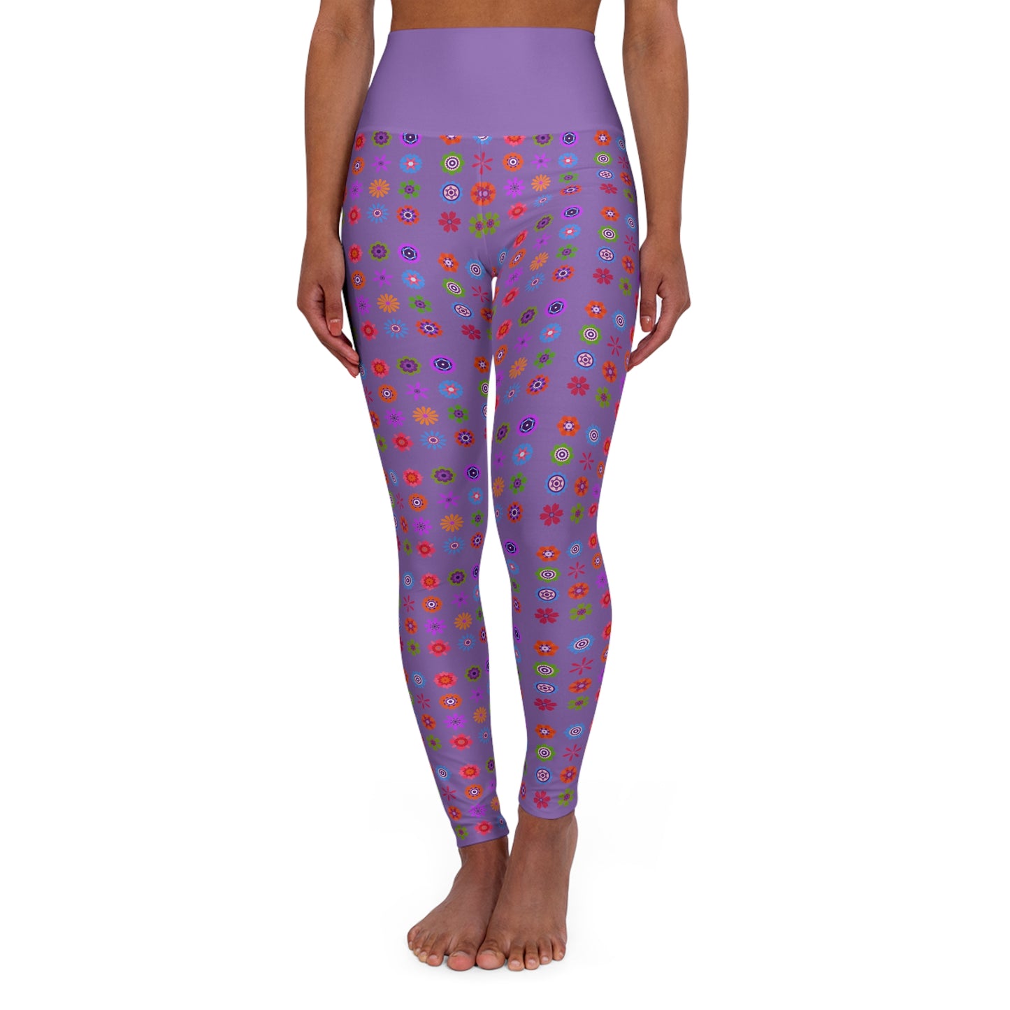 PURPLE High Waisted Yoga Leggings