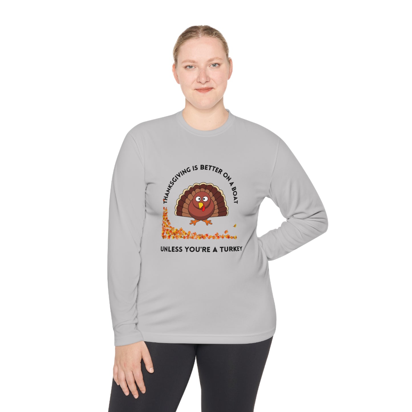 Thanksgiving Unisex Lightweight Long Sleeve Tee