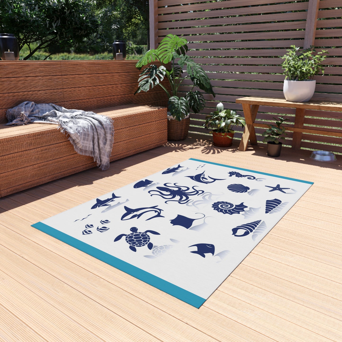 Nautical Outdoor Rug