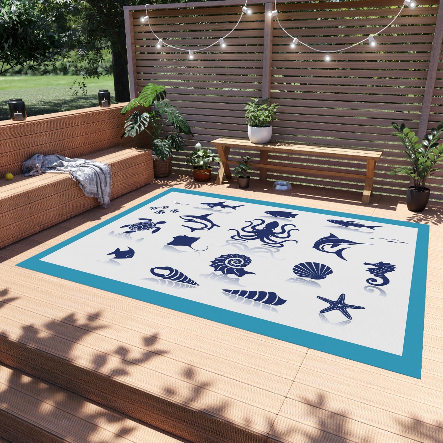 Nautical Outdoor Rug