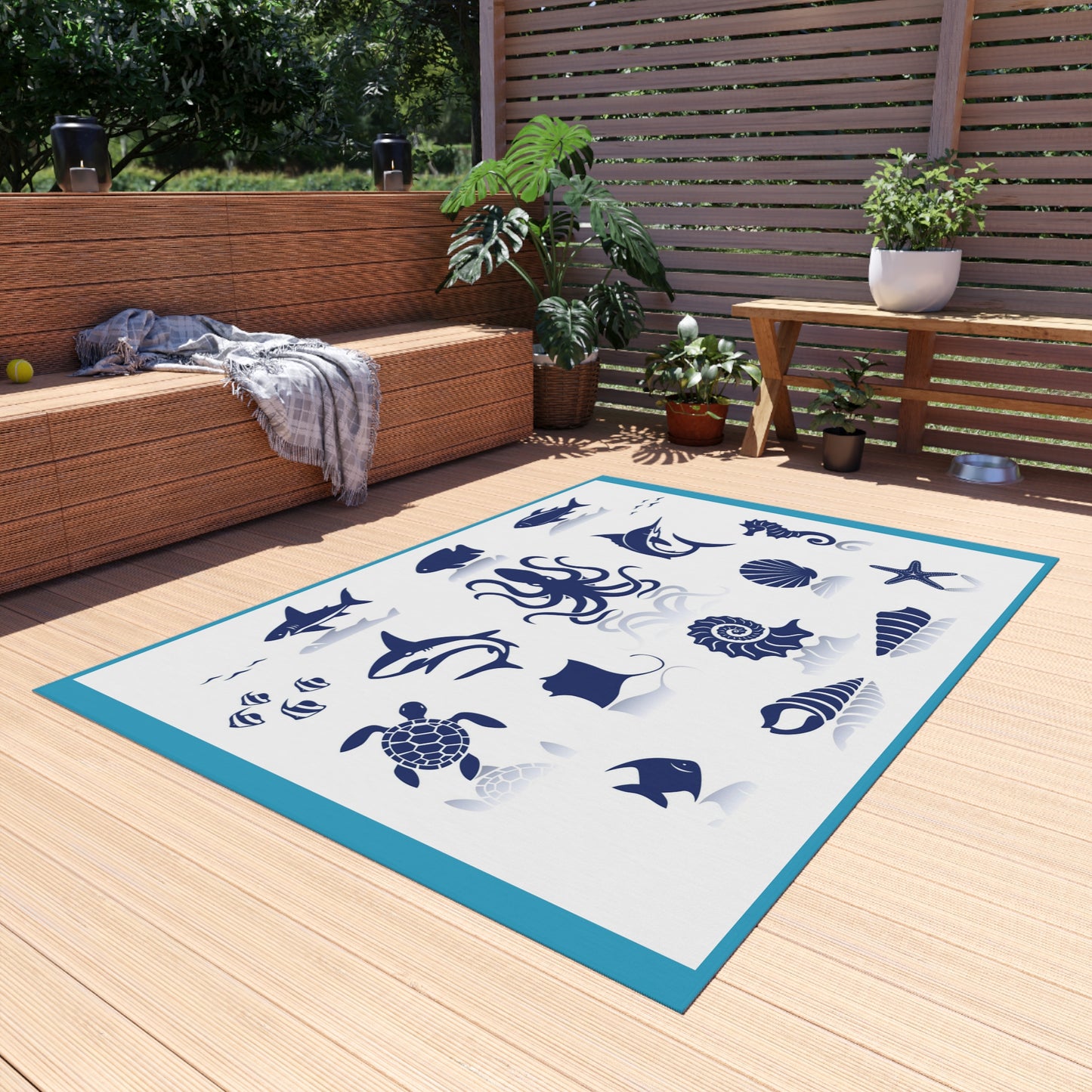 Nautical Outdoor Rug