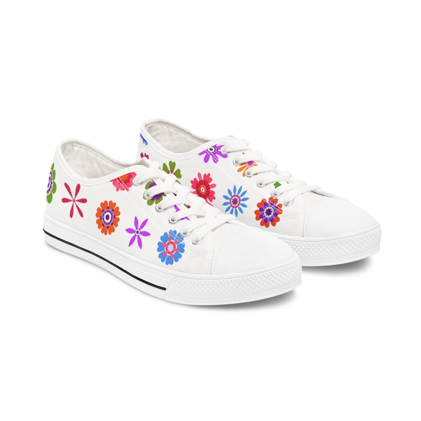 FUNKY FLOWER Women's Low Top Sneakers