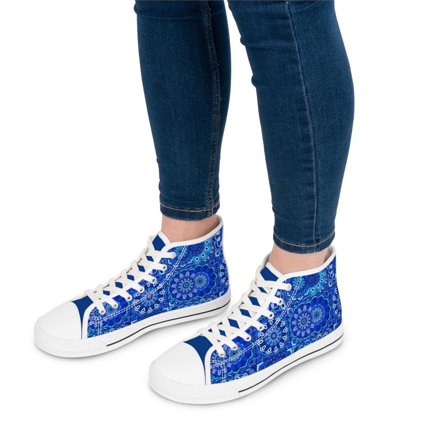 BLUE Women's High Top Sneakers