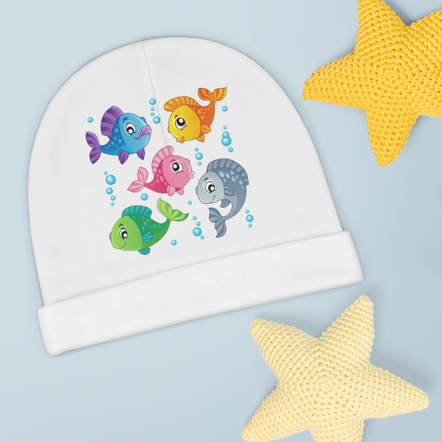 FISH Baby Beanie (AOP)