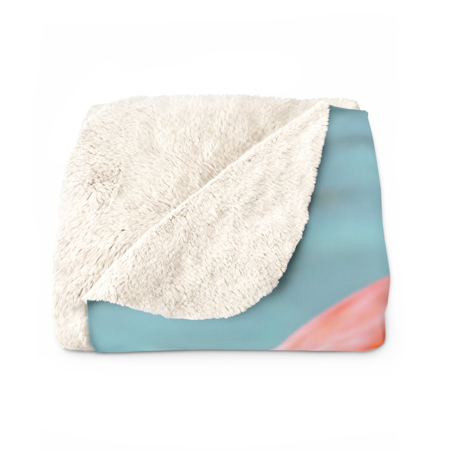 Flamingo Sherpa Fleece Blanket