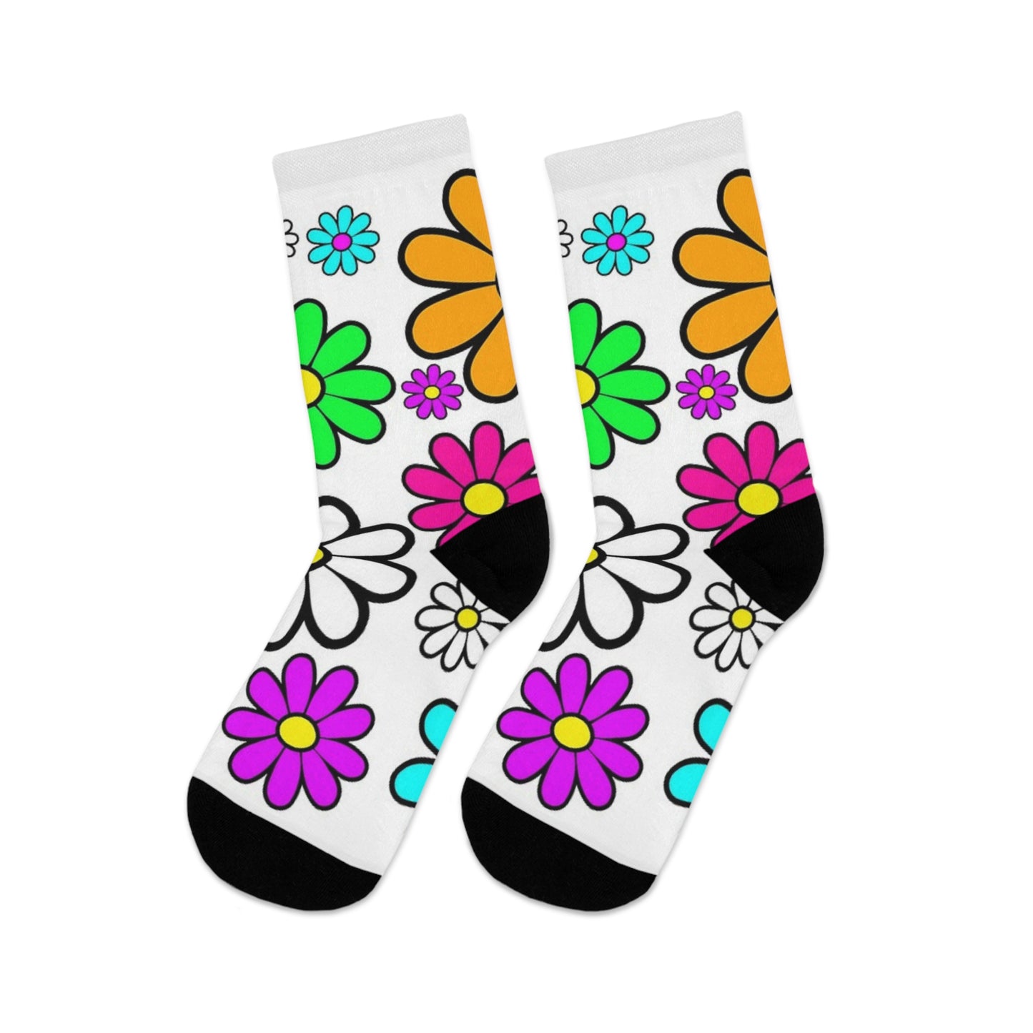 BOHO DAISY Recycled Poly Socks