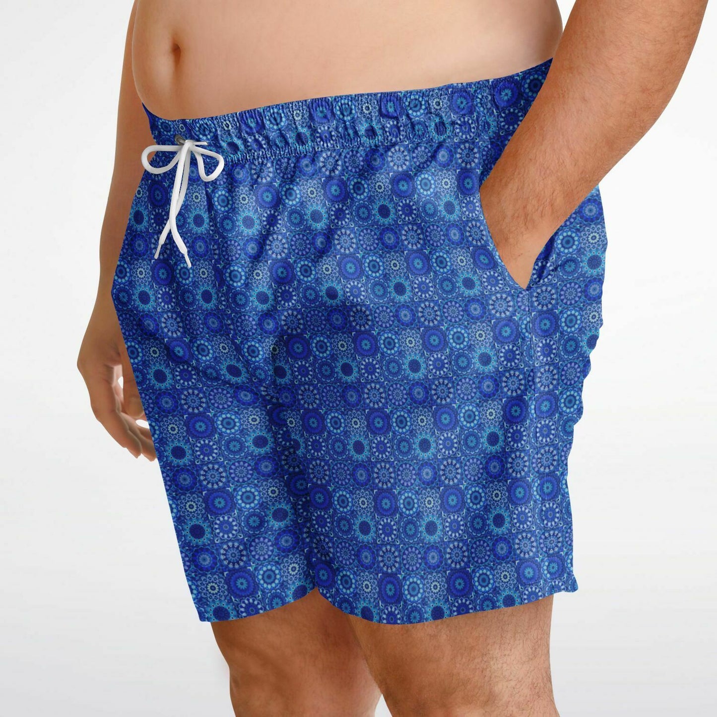 Plus-size Swim Trunks  Blue