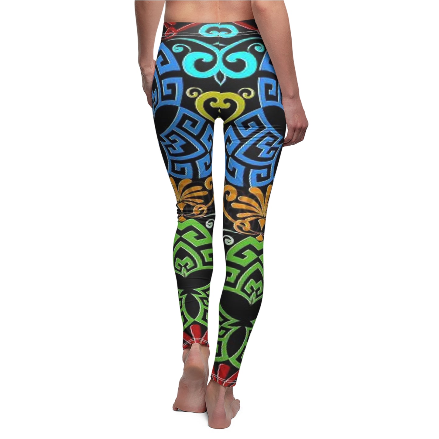 BOHO Women's Cut & Sew Casual Leggings