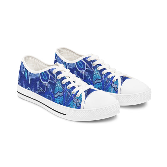 OCEAN BLUE Women's Low Top Summer Sneakers