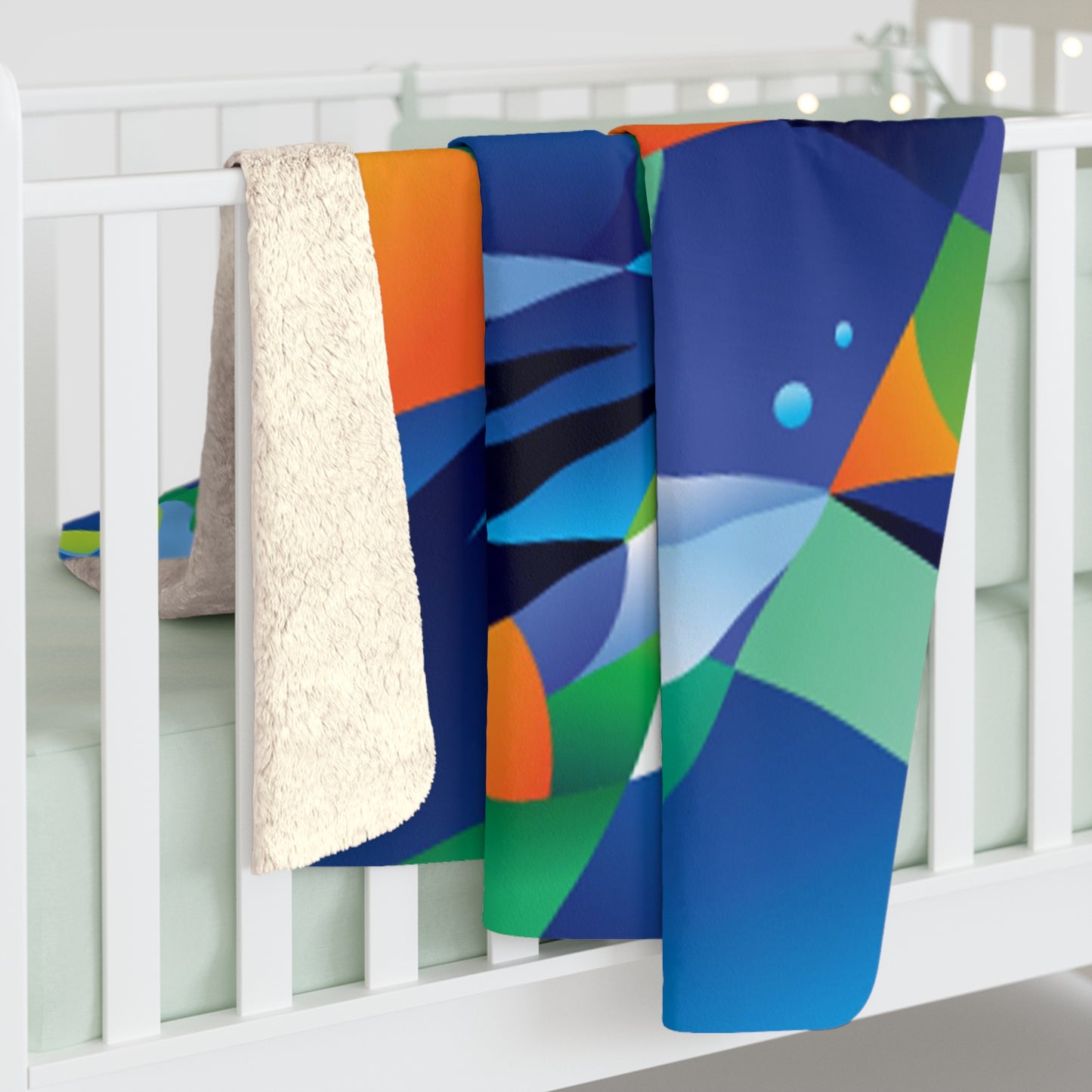 BLUE FISH Sherpa Fleece Blanket