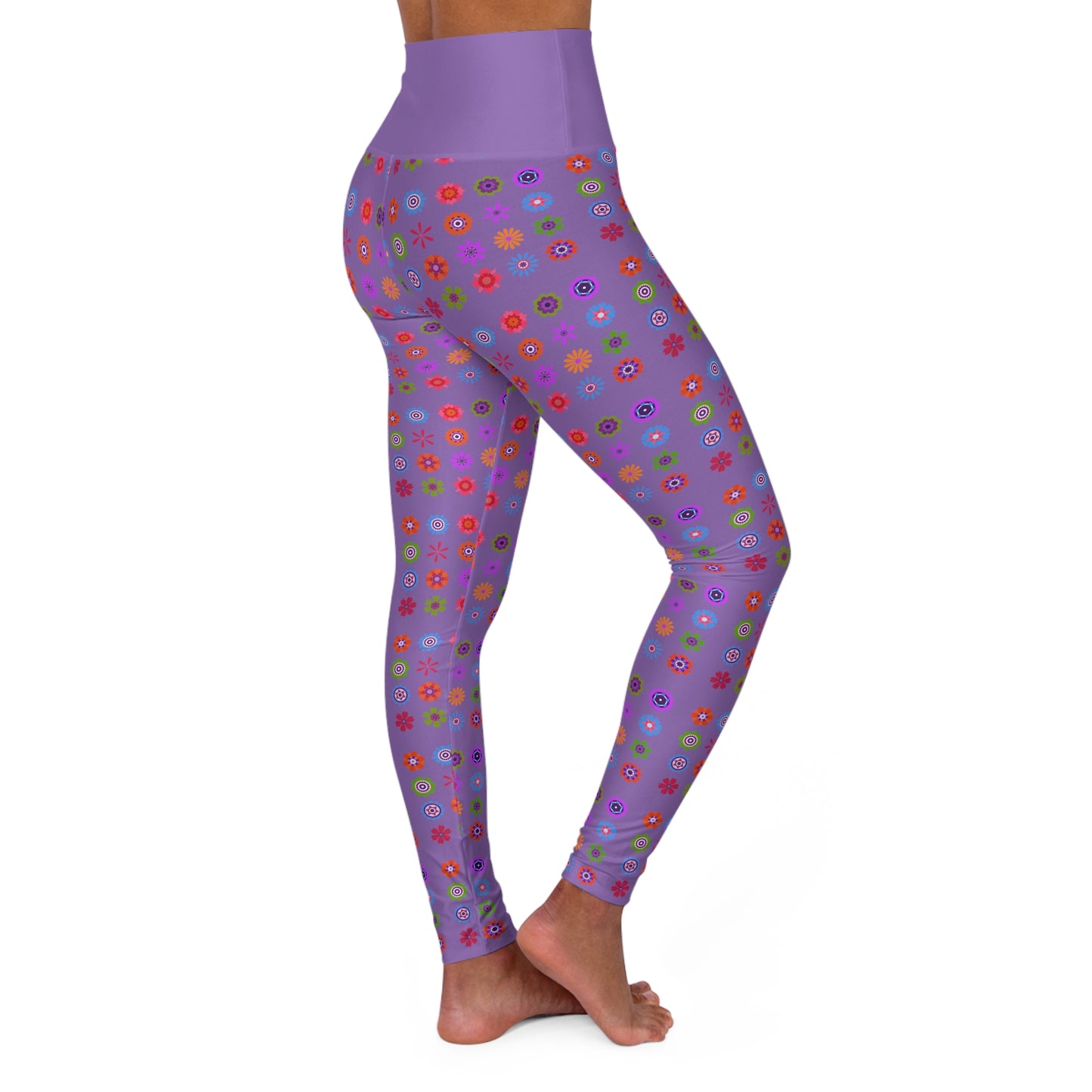 PURPLE High Waisted Yoga Leggings