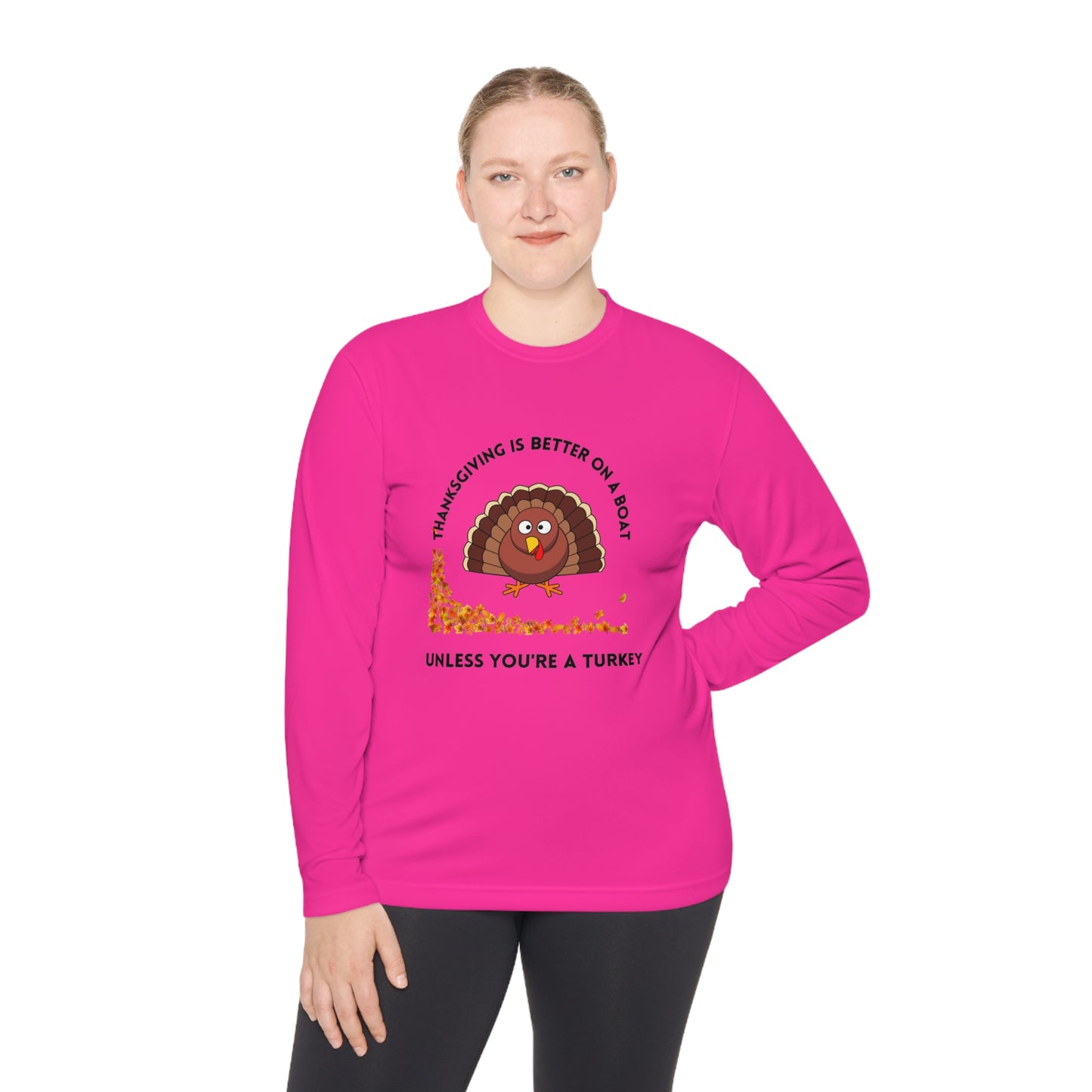 Thanksgiving Unisex Lightweight Long Sleeve Tee