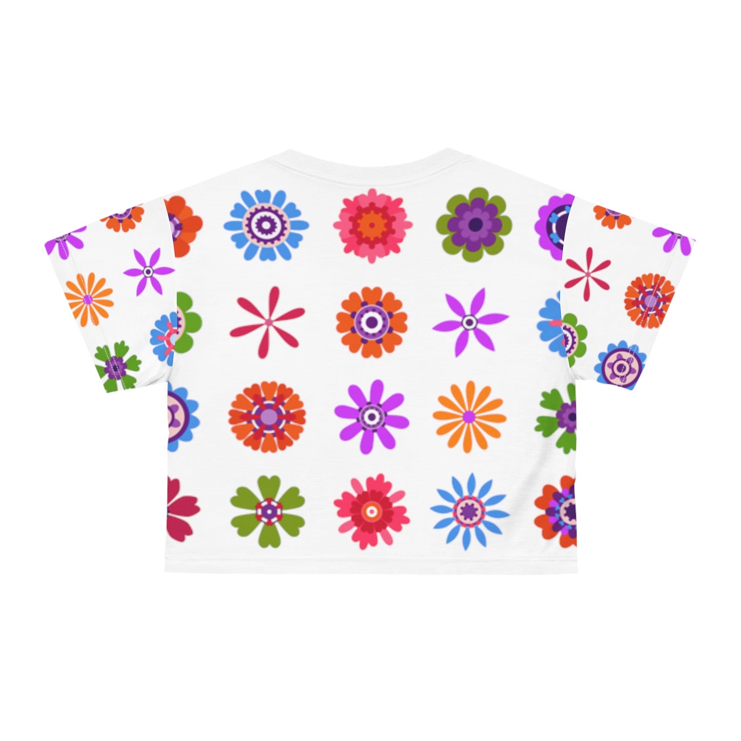 FUNKY FLOWER Crop Tee