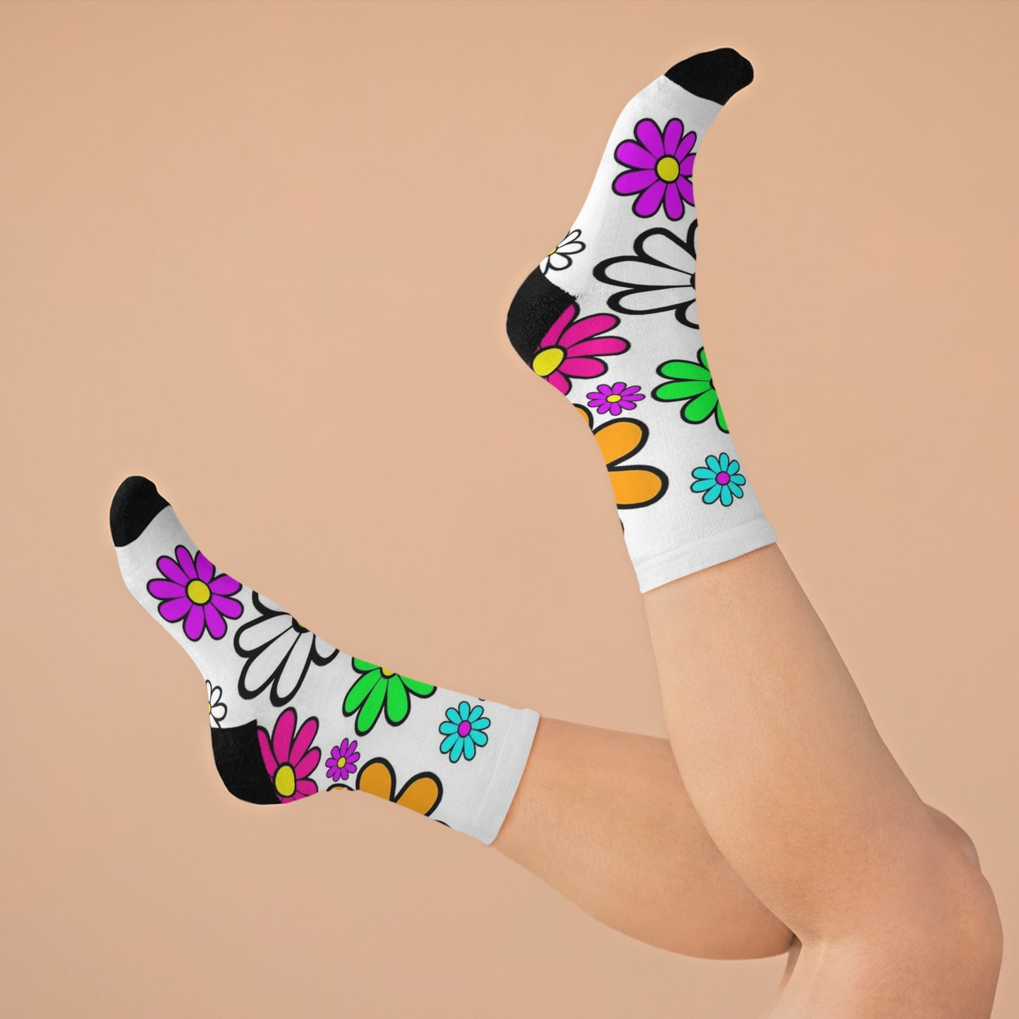 BOHO DAISY Recycled Poly Socks