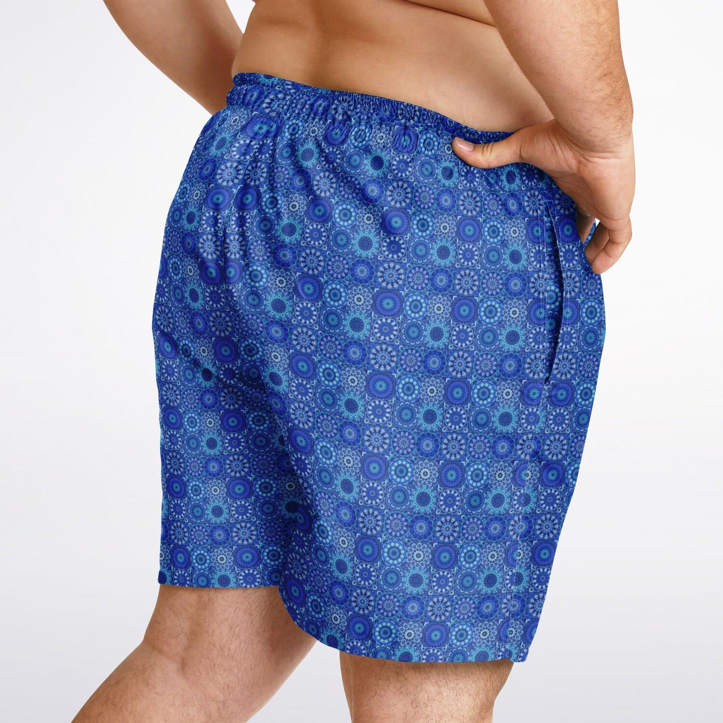 Plus-size Swim Trunks  Blue